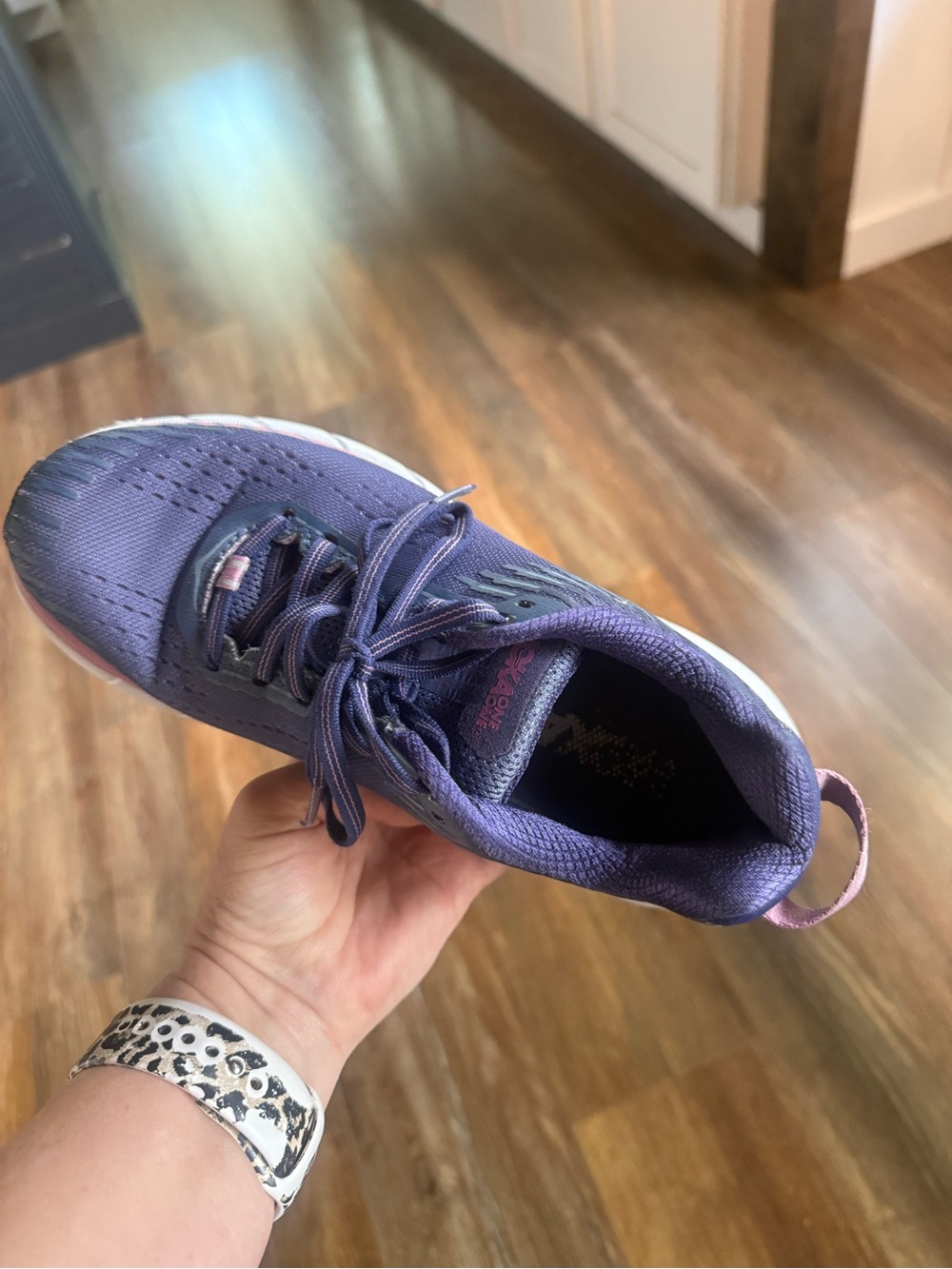 Hoka Women's Purple and Pink Performance Running Shoes - Picture 5 of 9